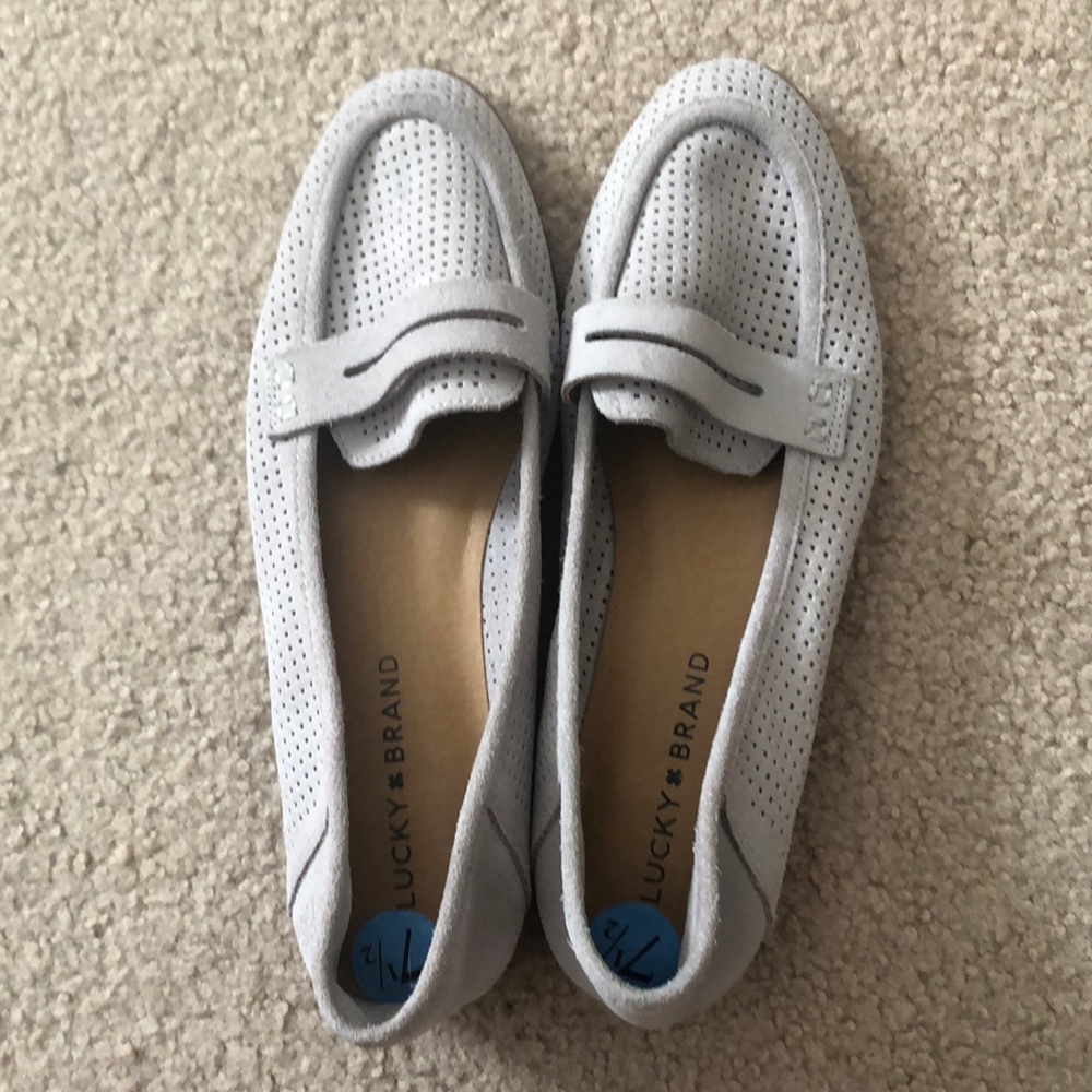 🍂🍁Lucky Brand Suede Loafers🍁🍂